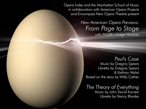 The Theory of Everything, a new opera commissioned and developed by Encompass New Opera Theatre, Brooklyn, New York