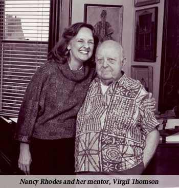 Nancy Rhodes and Virgil Thomson