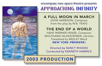 Approaching Infinity - A Mainstage Production | Encompass New Opera Theatre, Brooklyn, New York